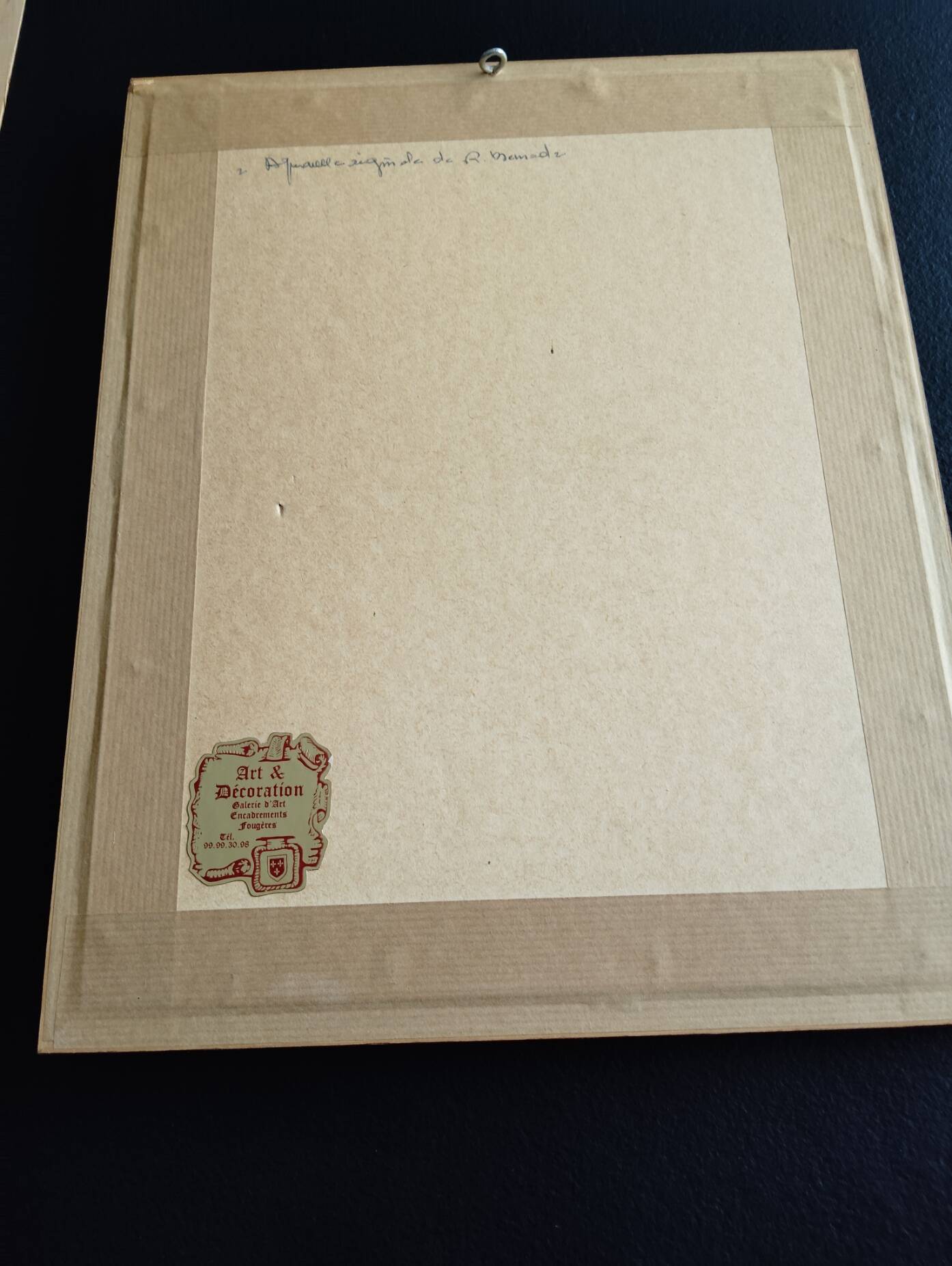 Frame with watercolour