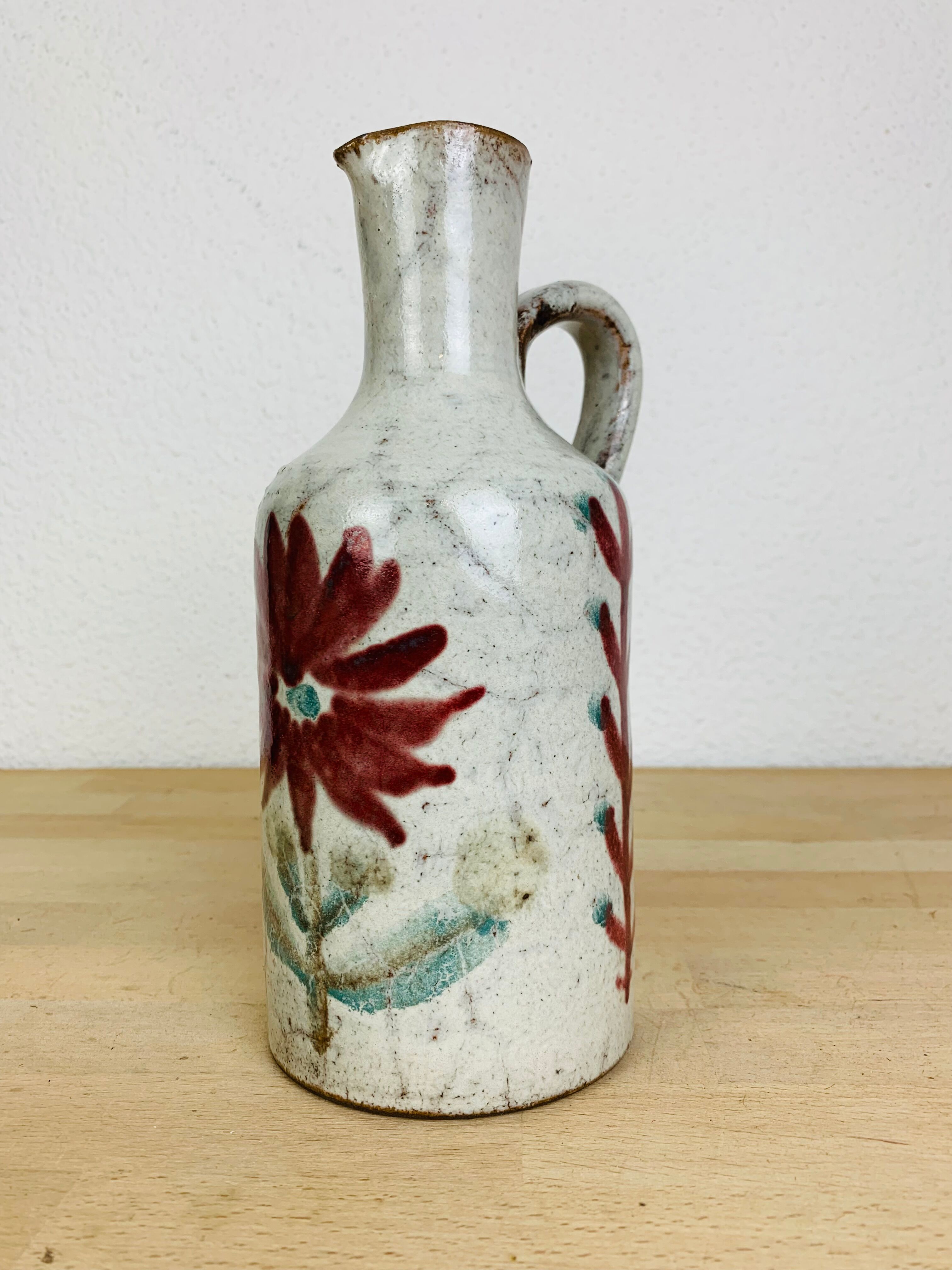 Ceramic pitcher by Gustave Raynaud Atelier le Murier