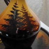 Service a liqueur en faience schramberg majolica style saint jean du desert