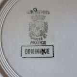 6 soup plates from Digoin Sarreguemines model “Dominique”