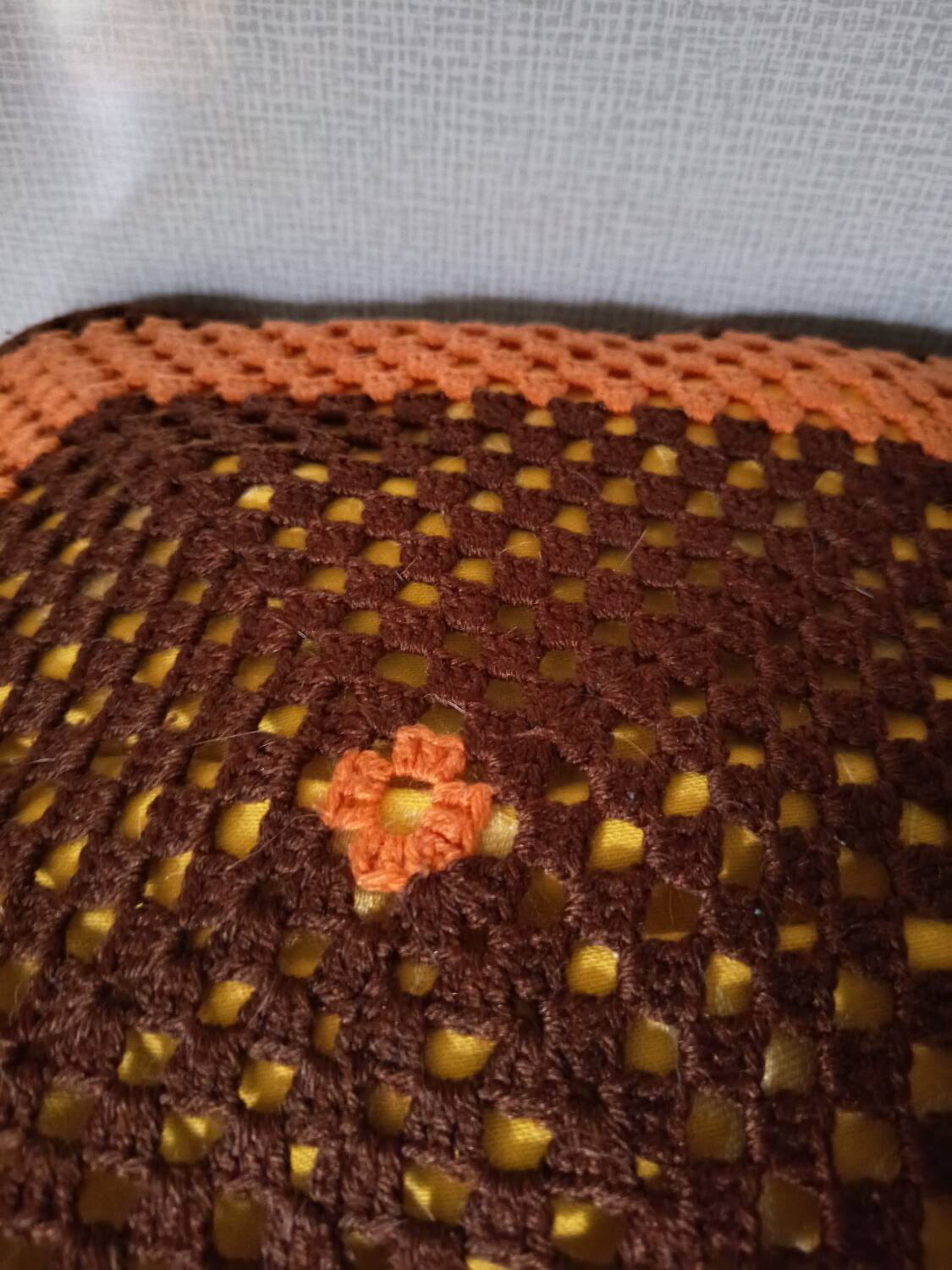 Granny Square Cushion