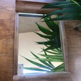 Light wooden mirror tray - Art Deco