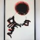 Jean-marie calmettes, 1918-2007. black sun. lithograph