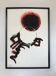 Jean-marie calmettes, 1918-2007. black sun. lithograph