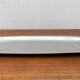 Danish stainless steel and teak plateau from the mid-century of Lundtofte, Denmark, 1960s.