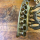 Chandelier, brass Hanukkah menorah