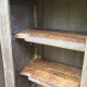 Wall storage unit in Henri IV style made of solid oak.
