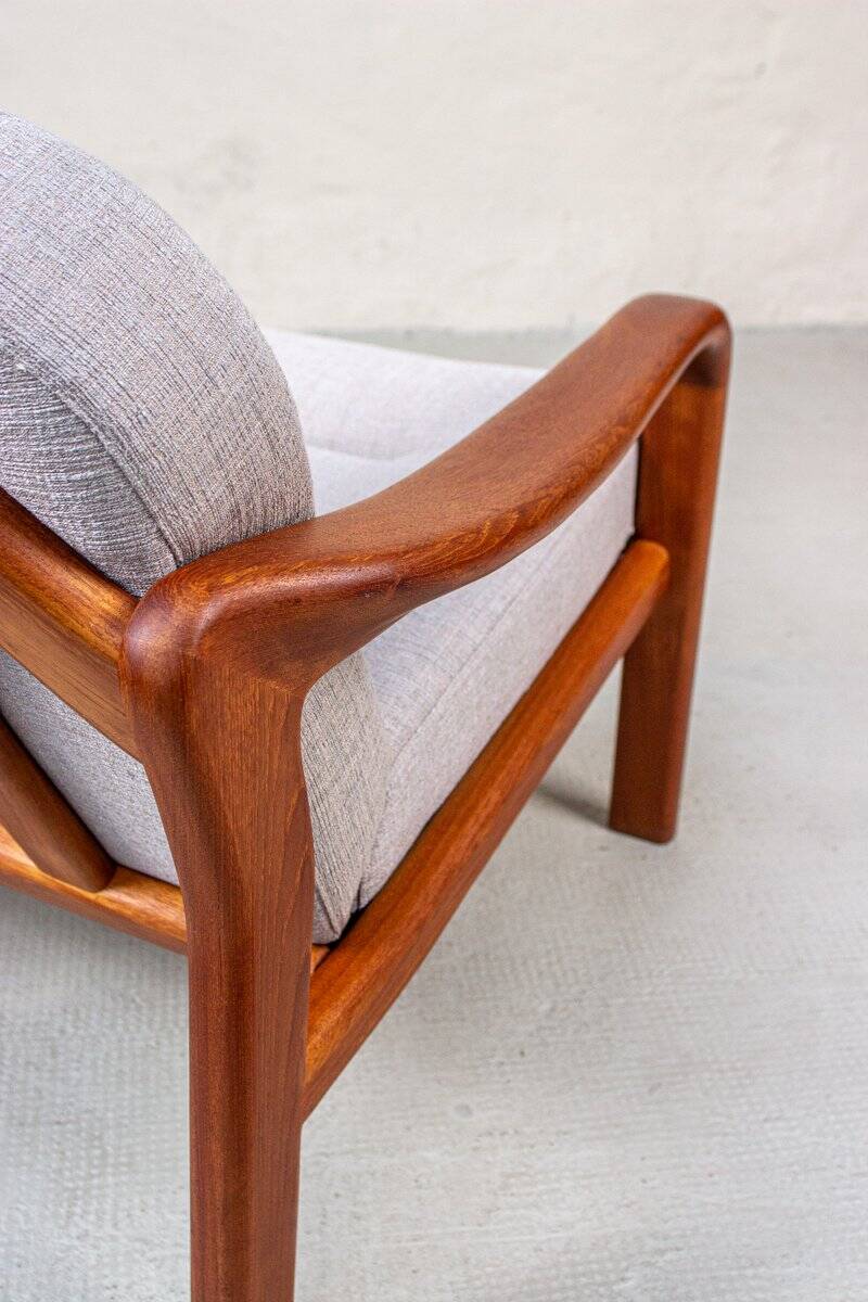 Fauteuil Vintage en Teck de Komfort, Danemark, 1980s