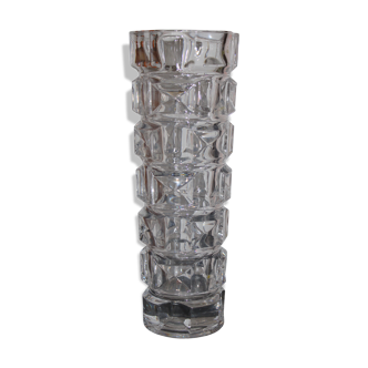 Vase in crystal of Arques, vintage