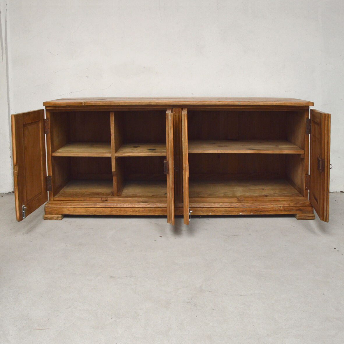 Former solid wood farm buffet