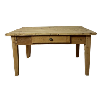 Light pine coffee table