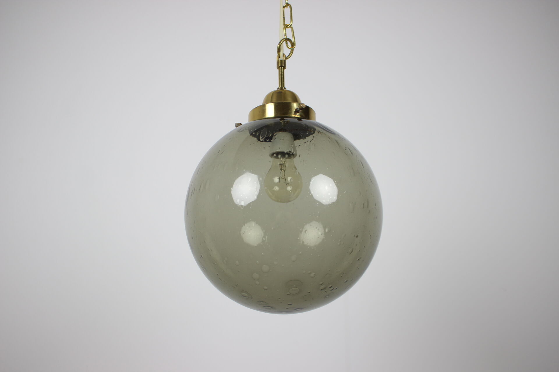 Hanging lamp Kamenický Šenov, 1970