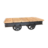 Ancien wagon wagonnet de mine vers 1910