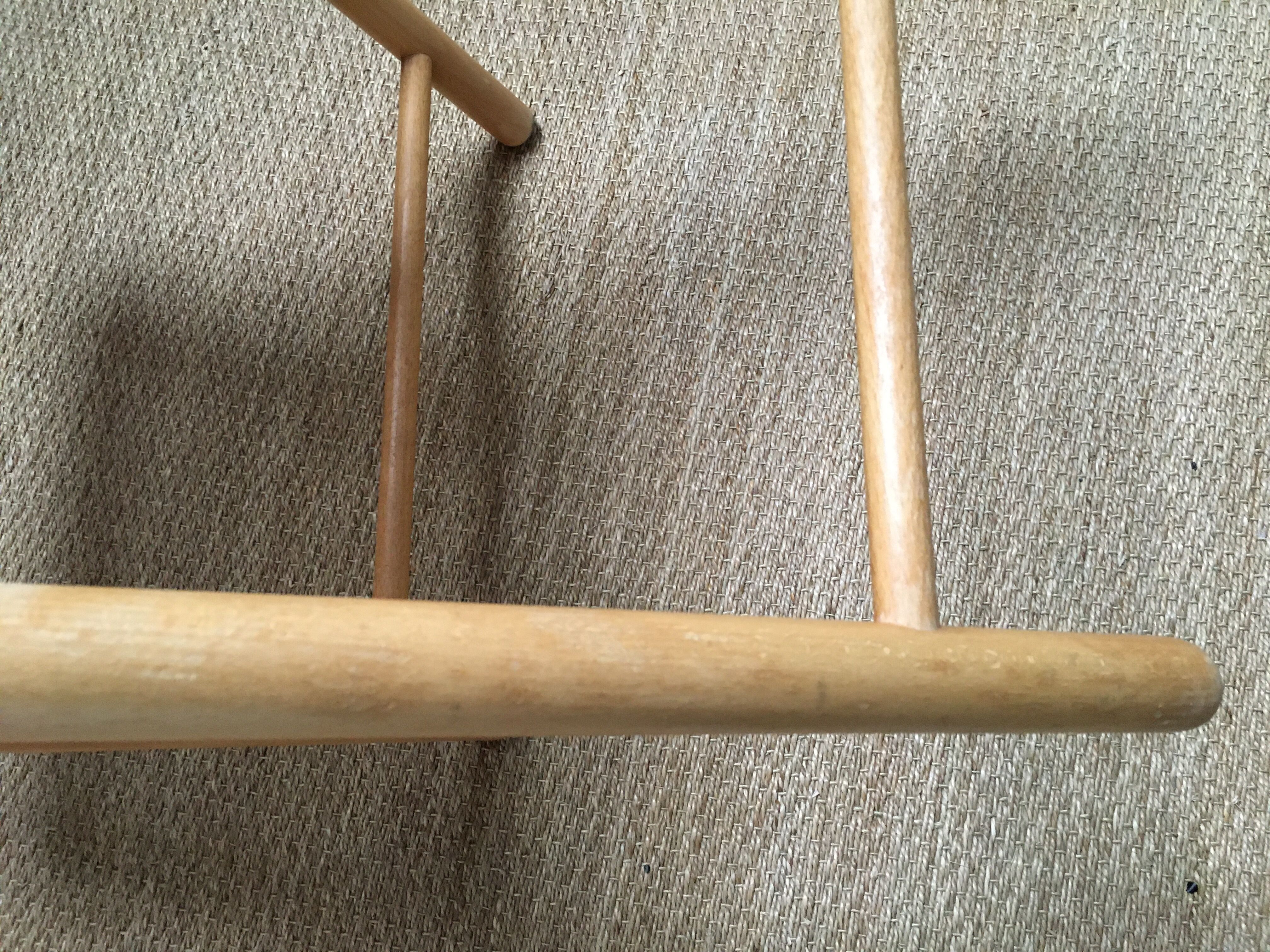 Lot of 3 vintage cantique folding chairs