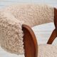 60s, Danish design by Henning Kjærnulf, reupholstered chair, model 71