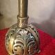 bronze and brass Art Nouveau floor lamp, very old, 60x27 lampshade