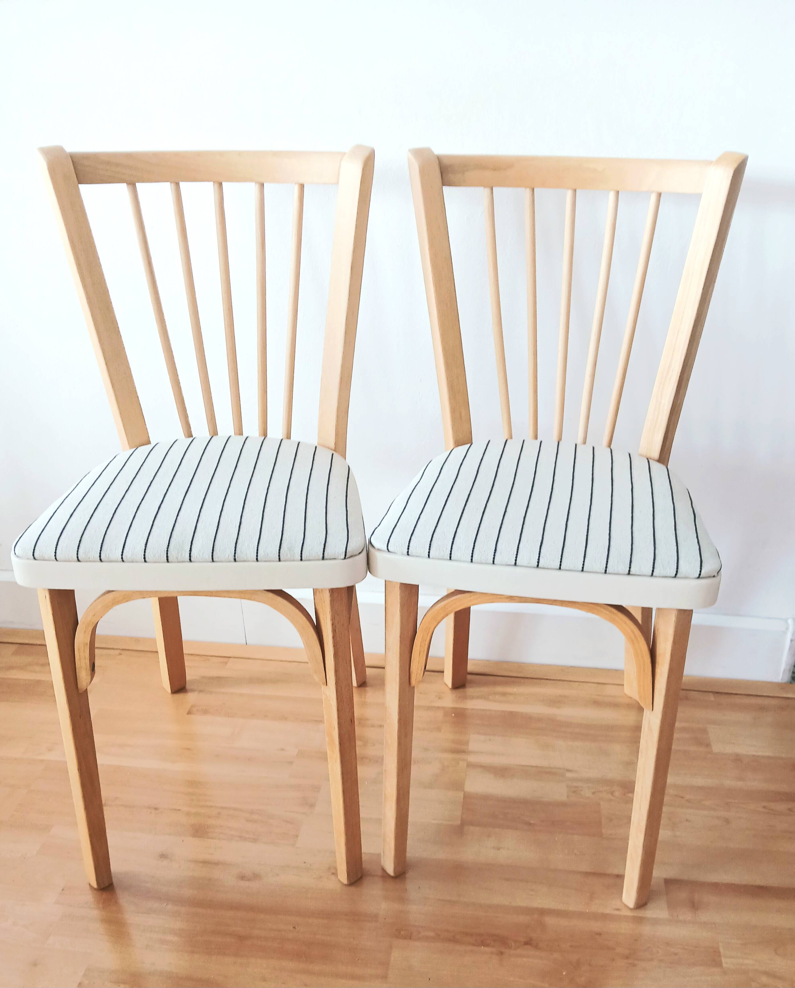 2 Baumann bistro chairs