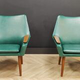 Two mid century armchairs 60