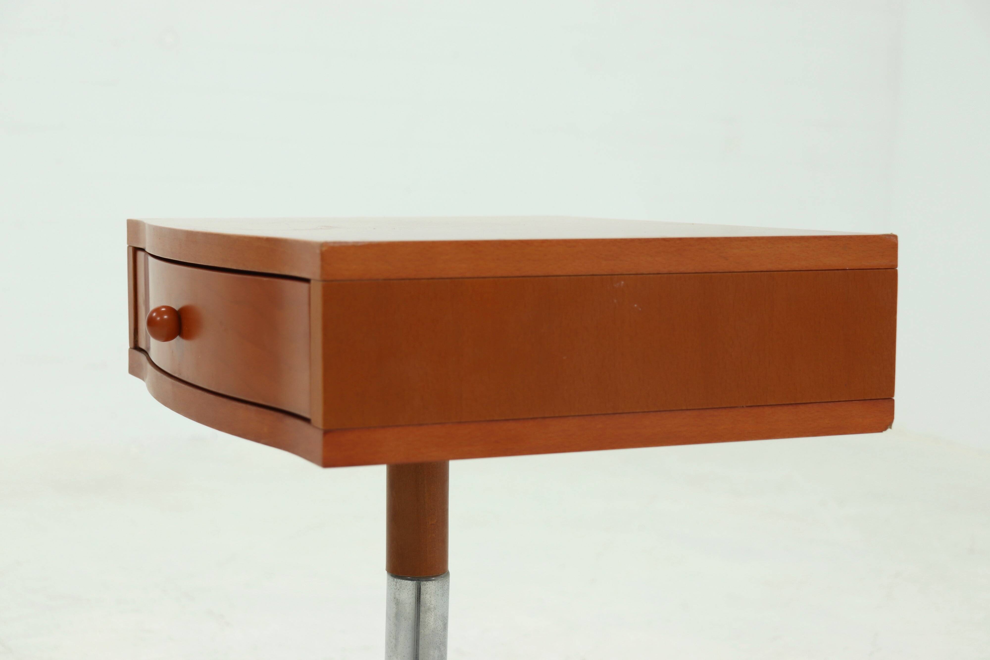 Post Modern Swivel Side Table 1990s