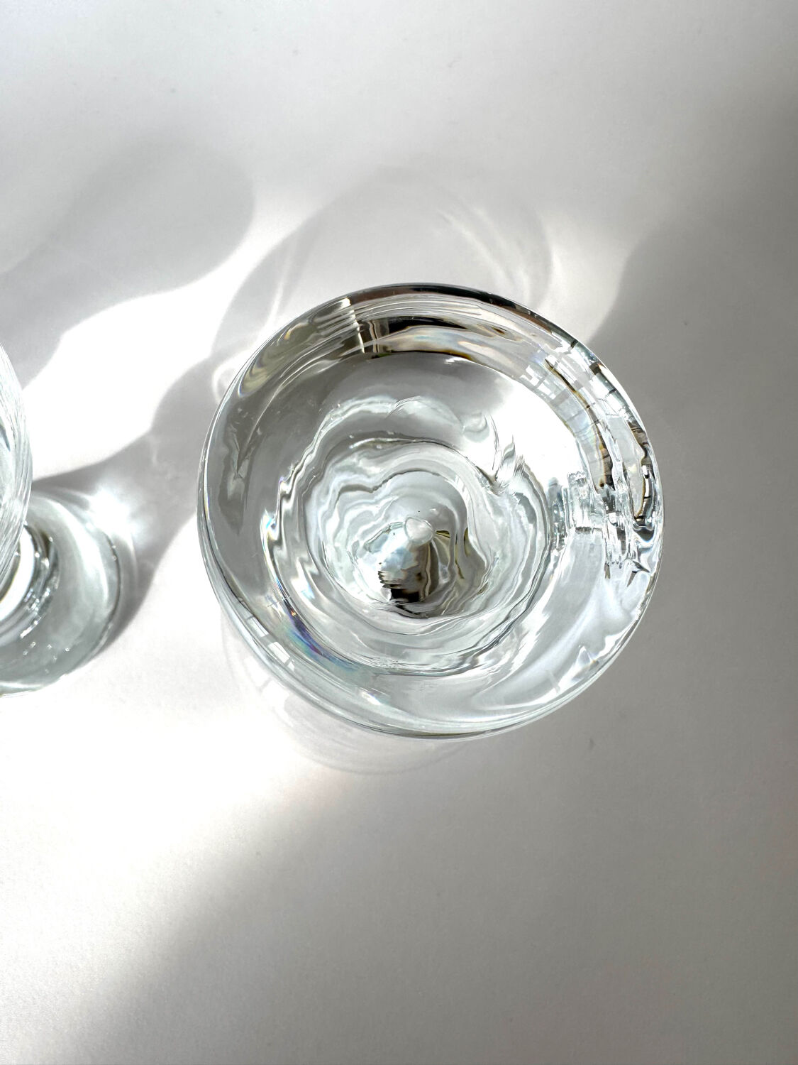 Vintage Holmegaard Per Lutken Hunter Jaeger Design Port Wine Glasses -