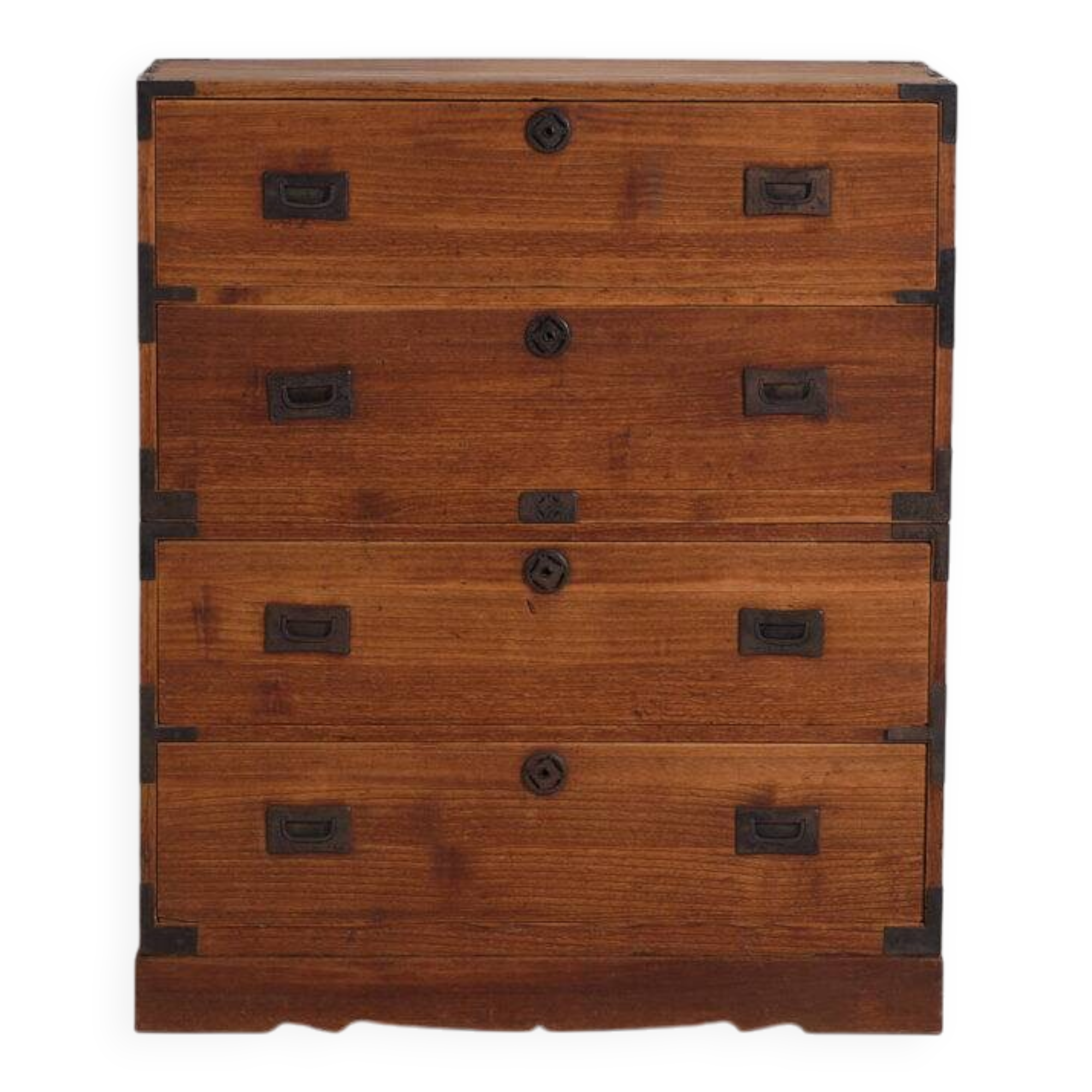 Old Japanese Tansu merchant chest – Taishō / Shōwa period (c. 1912-1945) #36