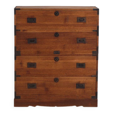Old Japanese Tansu merchant chest – Taishō / Shōwa period (c. 1912-1945) #36