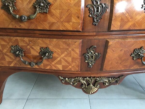 Commode Louis XIV bronze