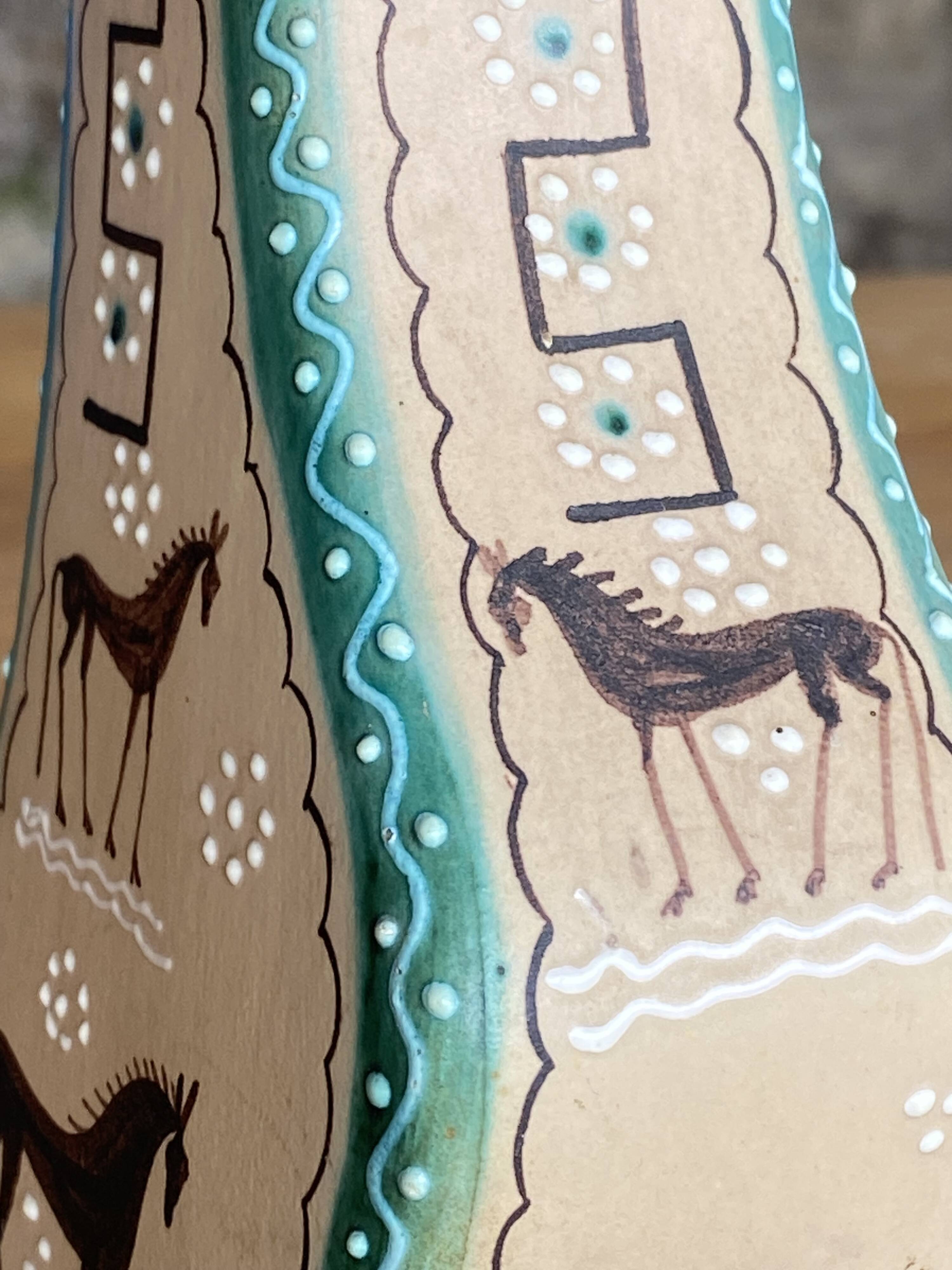 Italian vintage vase Deruta