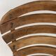 Antique wooden folding chair