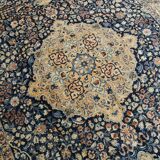 8x10 Oversize Navy Blue Persian Rug, 227x313Cm