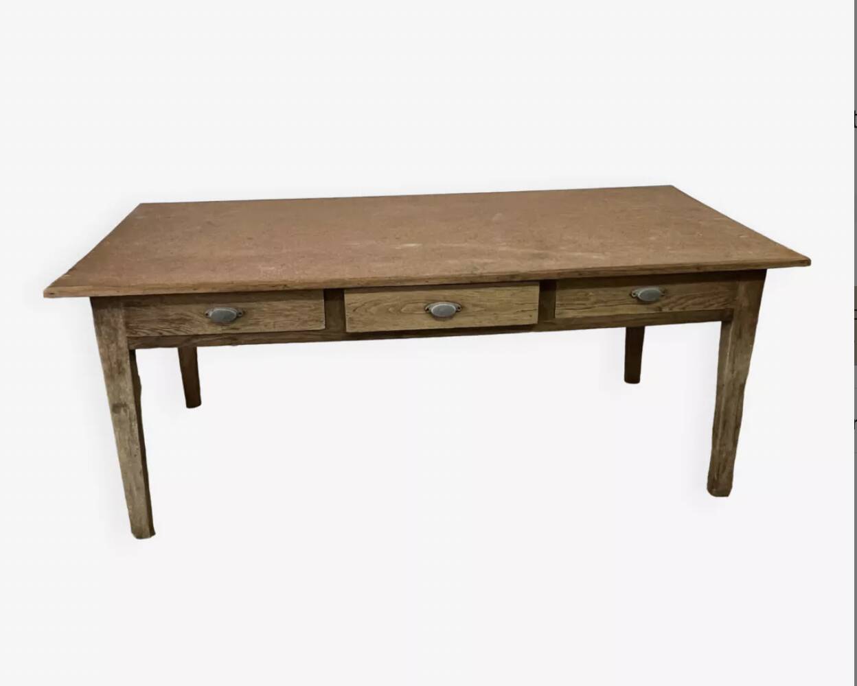 Vintage 3 Drawer Farmhouse Table