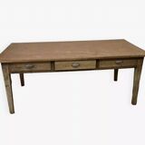 Vintage 3 Drawer Farmhouse Table