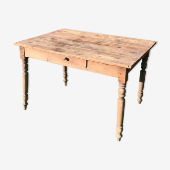 Drawer farmhouse table