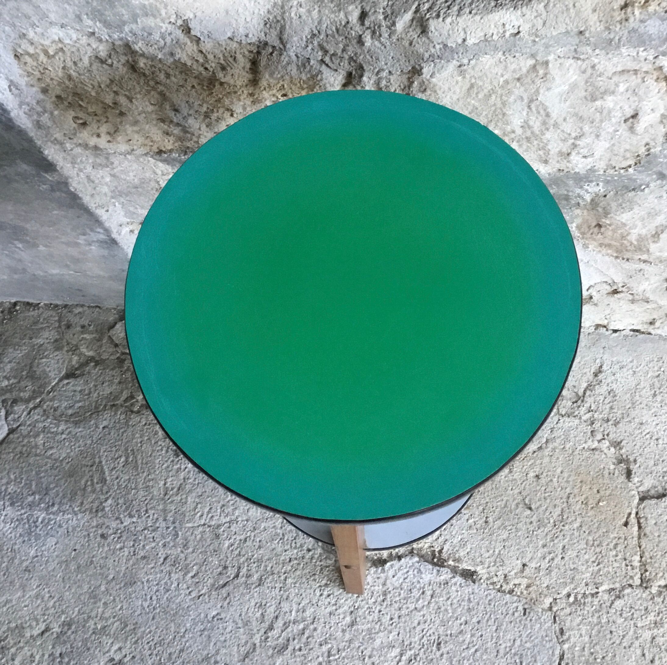 2-plate plant holder formica - vintage - 1960