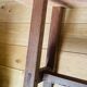 Large 19th century church bench