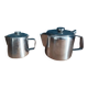 Théière pot à lait inox chromé