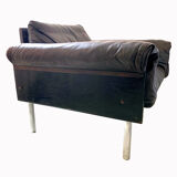 Leather 'Ateljee' Chair by Yrjo Kukkapuro for Haimi Finland, 1963