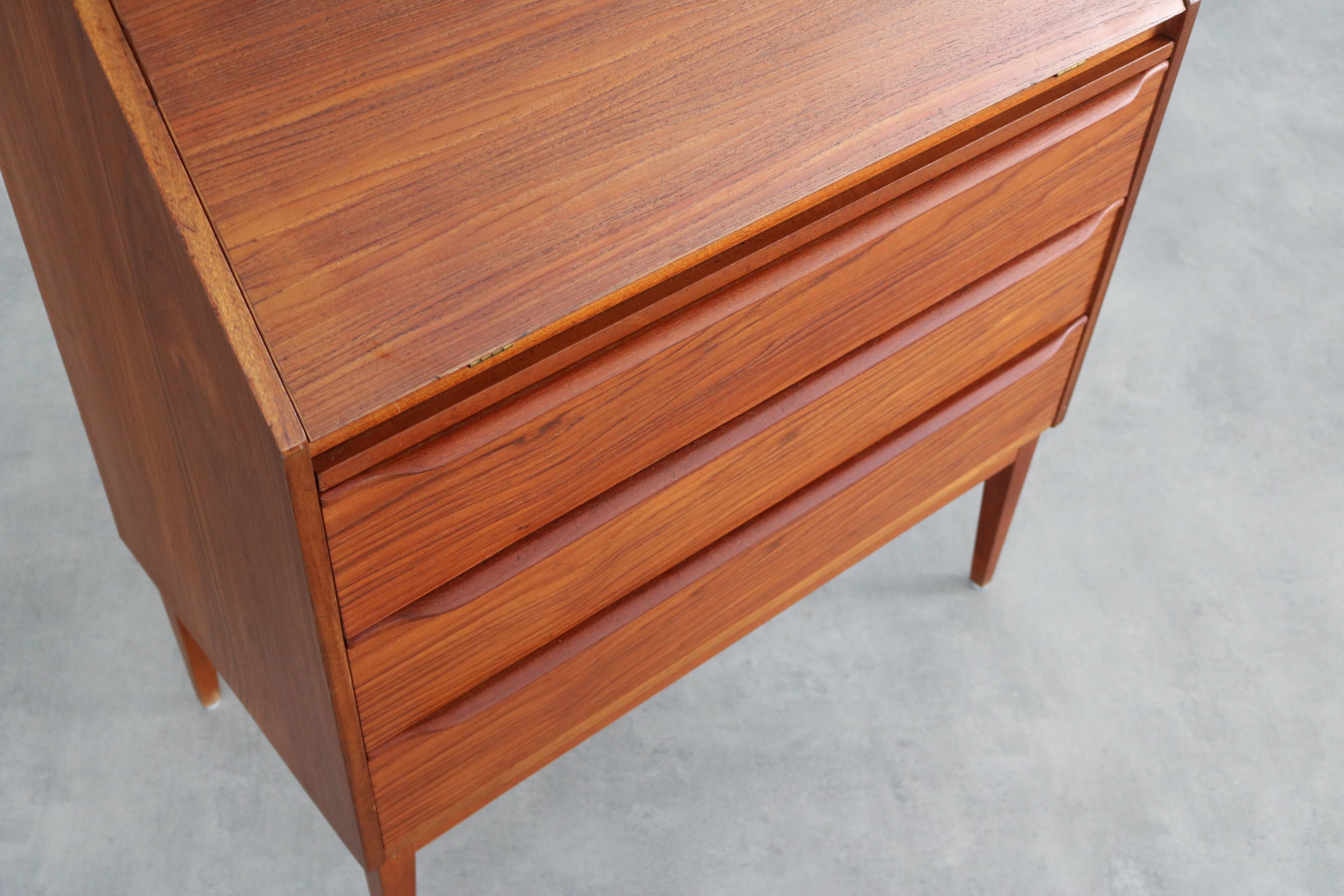 Vintage secretary | desk | teak | 60s | sweden