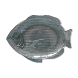 Plat en verre forme poisson