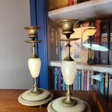 Pair of candle holders early 20th