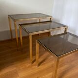 Brass pull out tables