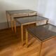 Brass pull out tables
