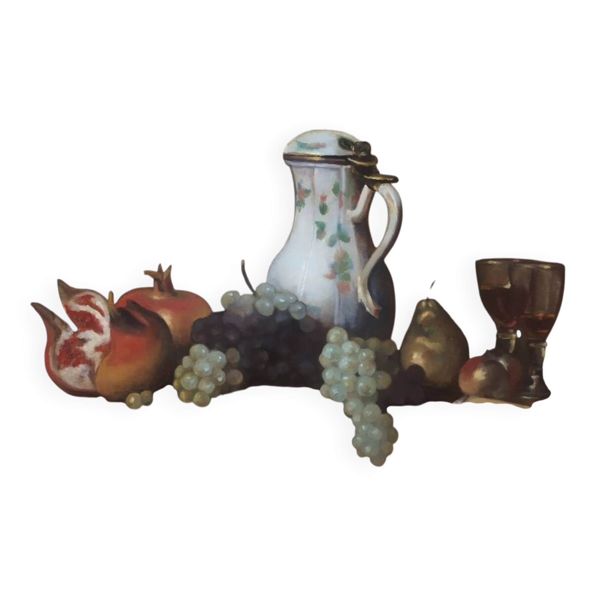 Raisins and Pomegranates after Chardin