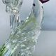 Glass bird candle holder