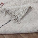 Handmade wool Berber rug 245 X 145 CM
