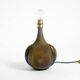 Very beautiful 1960s ceramic table lamp with original fabric shade
