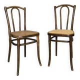 Paire de chaises bistrot Thonet n°56
