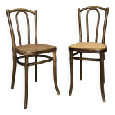 Pair of Thonet bistro chairs no. 56