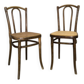 Paire de chaises bistrot Thonet n°56