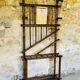 Vintage bamboo entrance hall with mirror circa 1920's